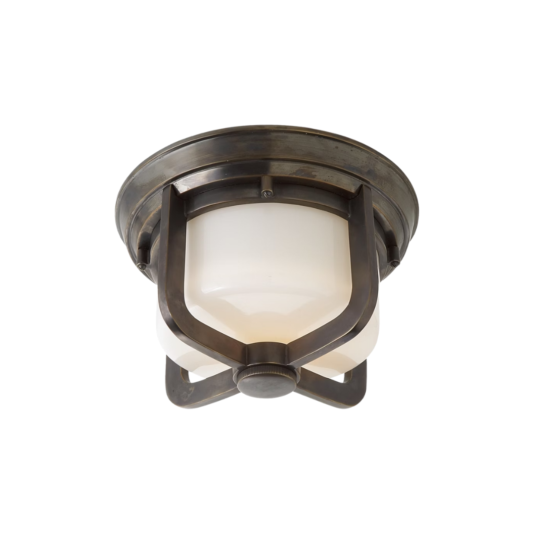 Milton Short Flushmount - Newport Lamp & Shade Company