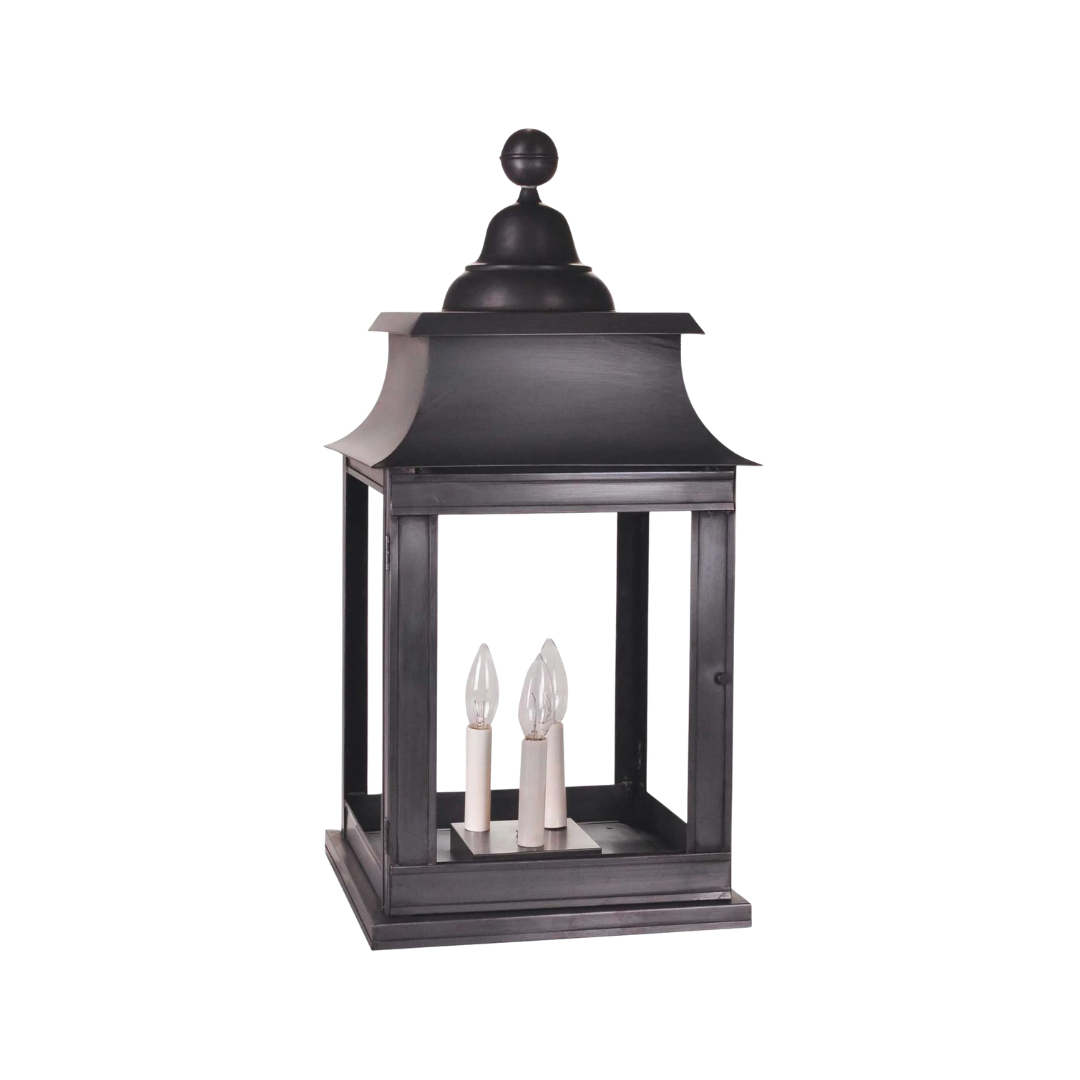 Concord Pier Mount 5653P in Dark Brass by Northeast Lantern