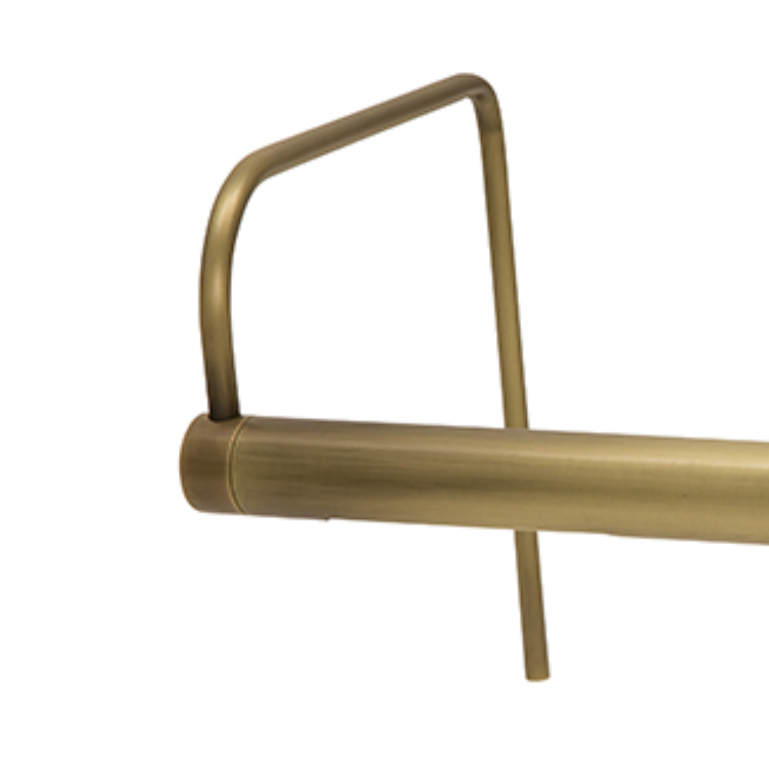 Slim-Line Picture Light in Antique Brass
