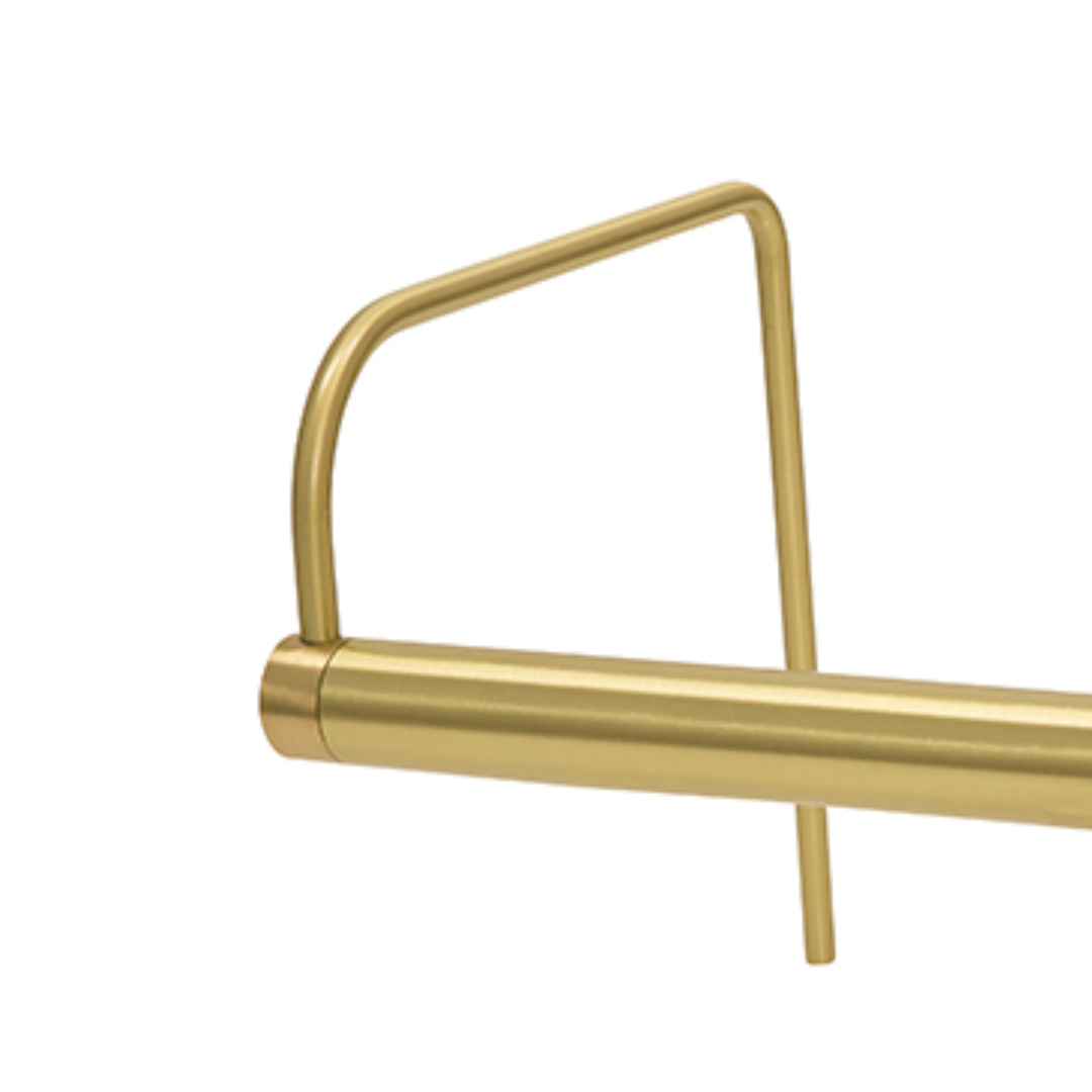 Slim-Line Picture Light in Satin Brass