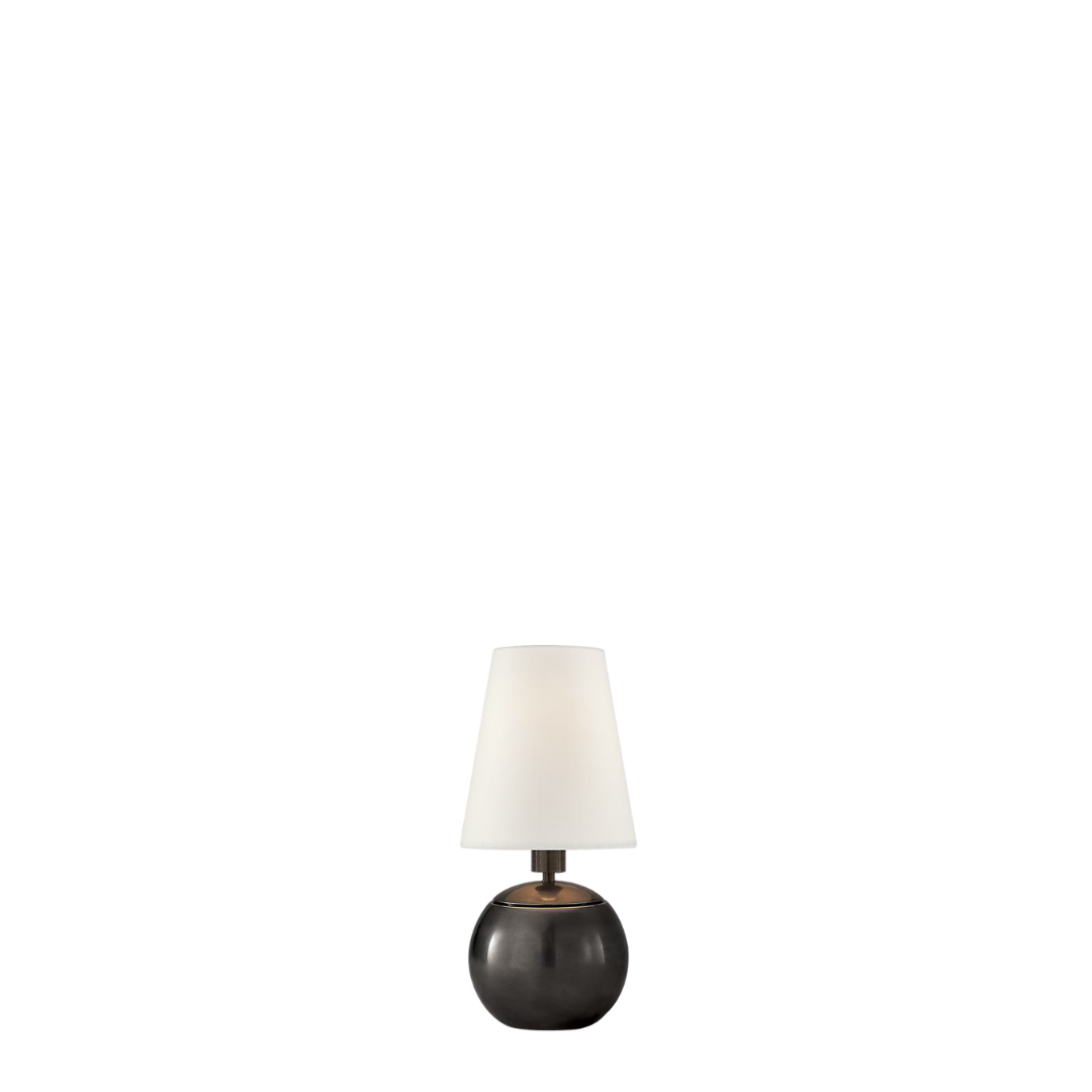 Tiny Terri Round Accent Table Lamp - Newport Lamp & Shade Company