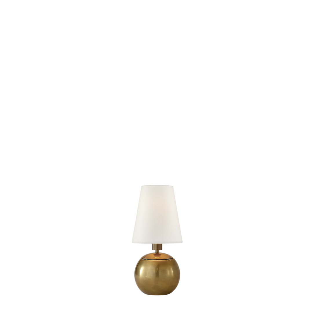 Tiny Terri Round Accent Table Lamp - Newport Lamp & Shade Company
