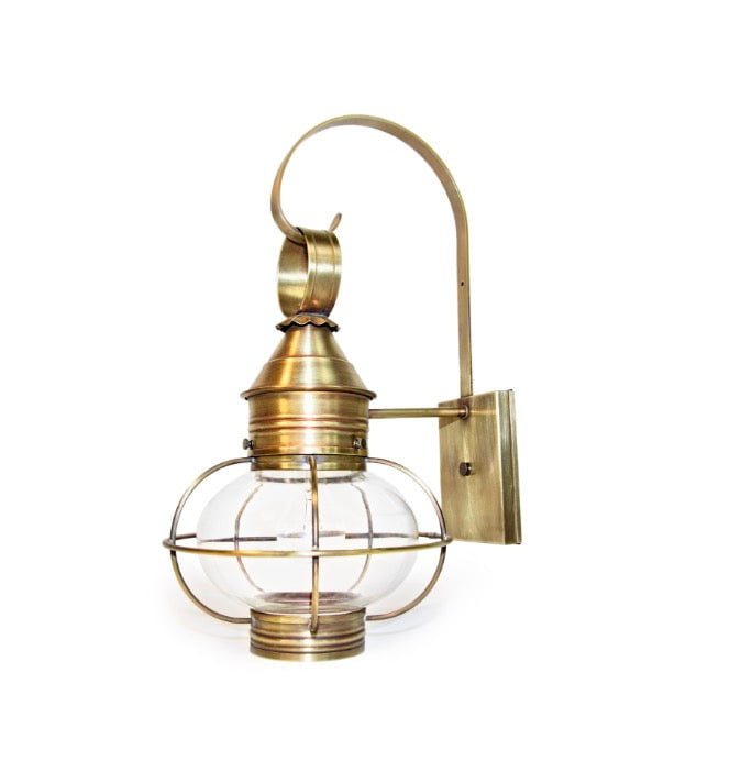 Caged Onion Wall Light 2531 by Northeast Lantern | Newport Lamp And Shade | Located in Newport, RI