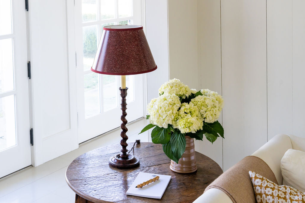 Barley Twist Candlestick Table Lamp | Newport Lamp And Shade | Located in Newport, RI