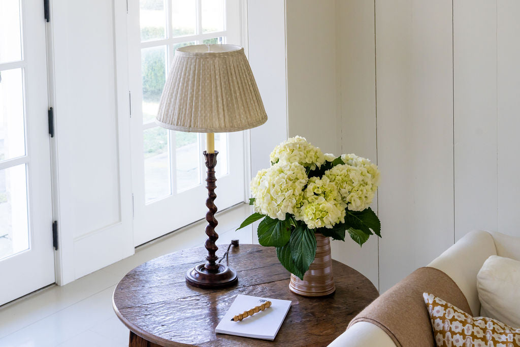 Barley Twist Candlestick Table Lamp | Newport Lamp And Shade | Located in Newport, RI