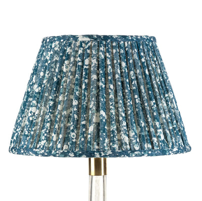 Fermoie Lampshade - Quartz in Blue  | Newport Lamp And Shade | Located in Newport, RI