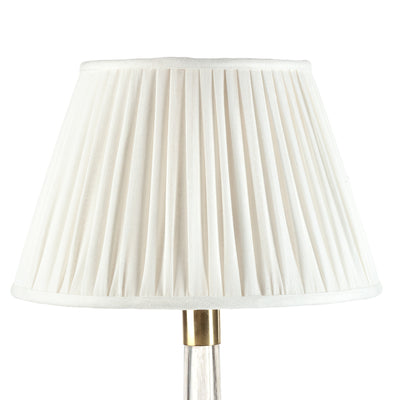 Fermoie Lampshade - Plain Linen in Ivory  | Newport Lamp And Shade | Located in Newport, RI