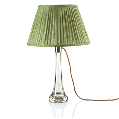 Fermoie Lampshade - Plain Linen in Kintyre Green  | Newport Lamp And Shade | Located in Newport, RI