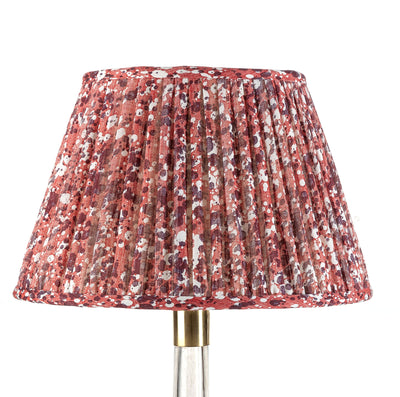Fermoie Lampshade - Quartz in Red  | Newport Lamp And Shade | Located in Newport, RI