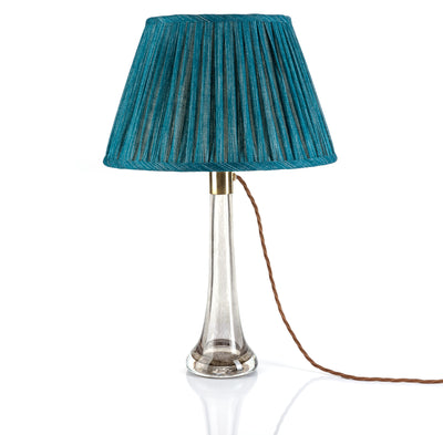 Fermoie Lampshade - Plain Linen in Suede Shoes  | Newport Lamp And Shade | Located in Newport, RI