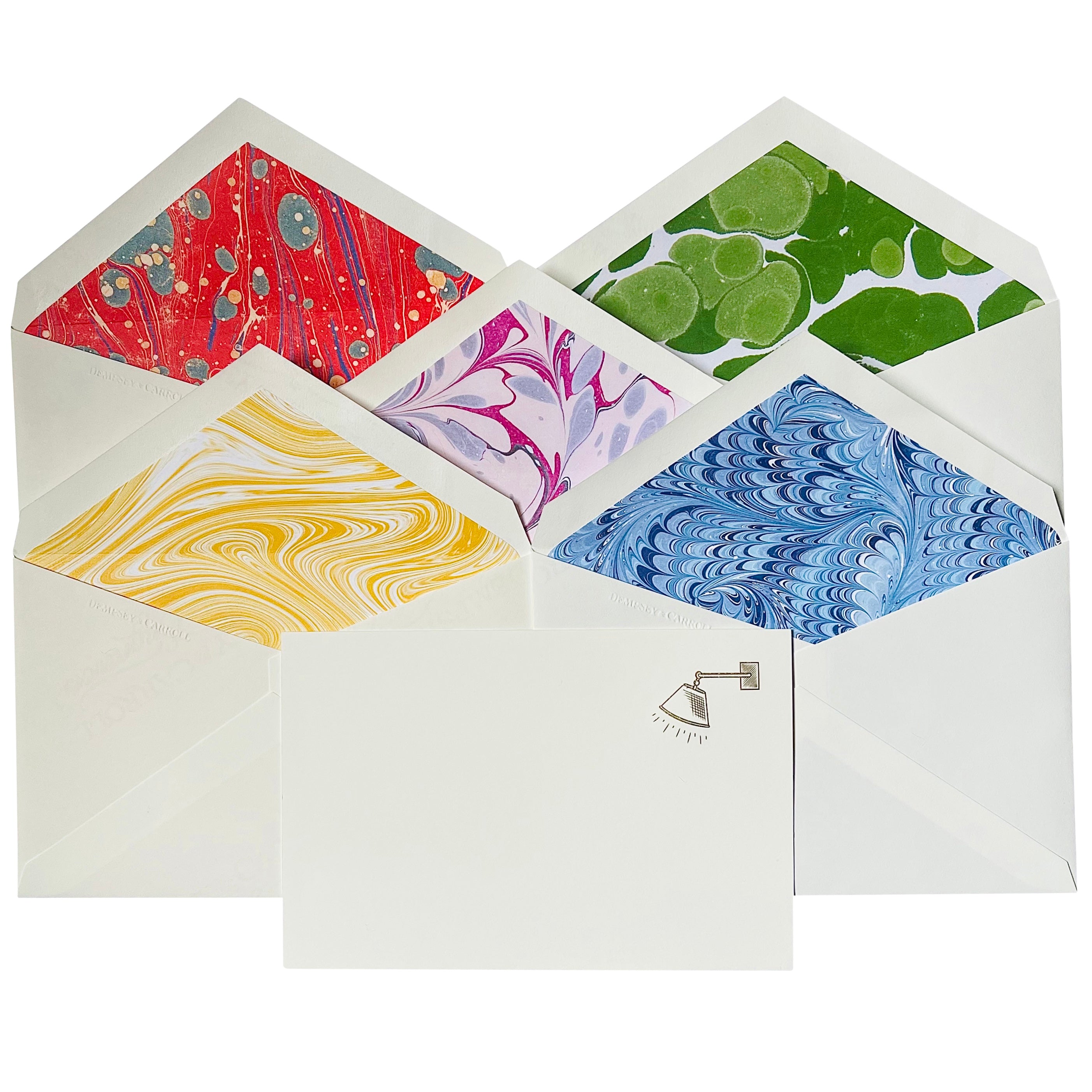 Bright Ideas (Boxed Set of 10 Note Cards & Envelopes)  | Newport Lamp And Shade | Located in Newport, RI