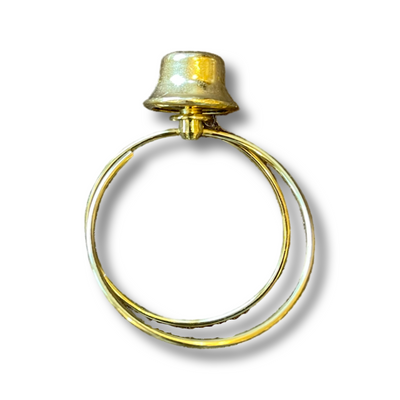 Lampshade Clip Adapter with Finial | Newport Lamp And Shade | Located in Newport, RI