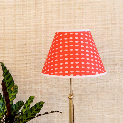 10" Paper Lampshade, Bean in Summer Pudding | Newport Lamp And Shade | Located in Newport, RI