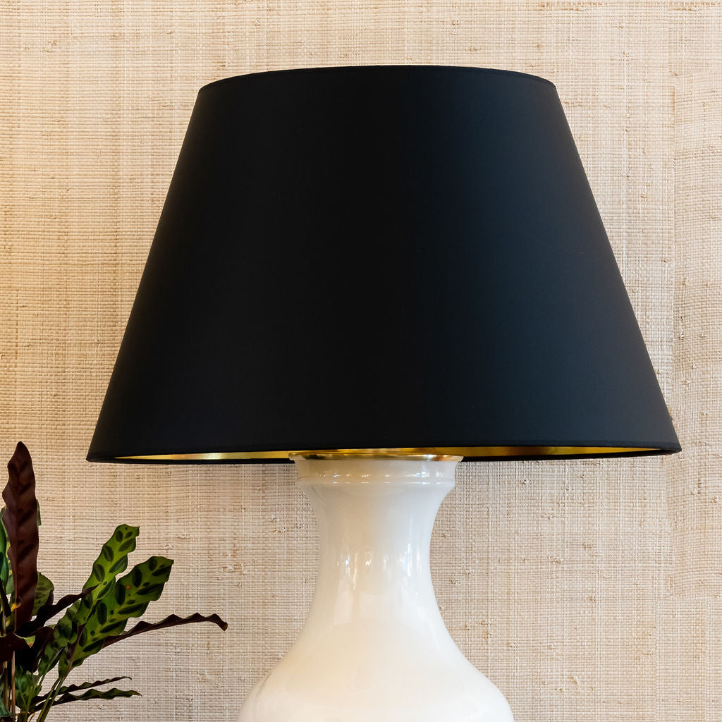 Black Painted Lampshade | Newport Lamp And Shade | Located in Newport, RI