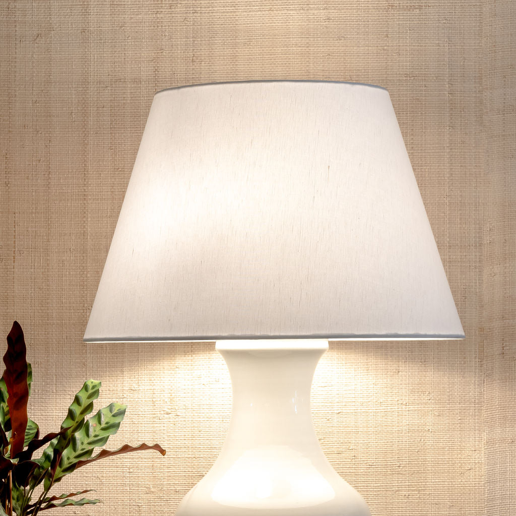 Belgian Linen Lampshade | Newport Lamp And Shade | Located in Newport, RI