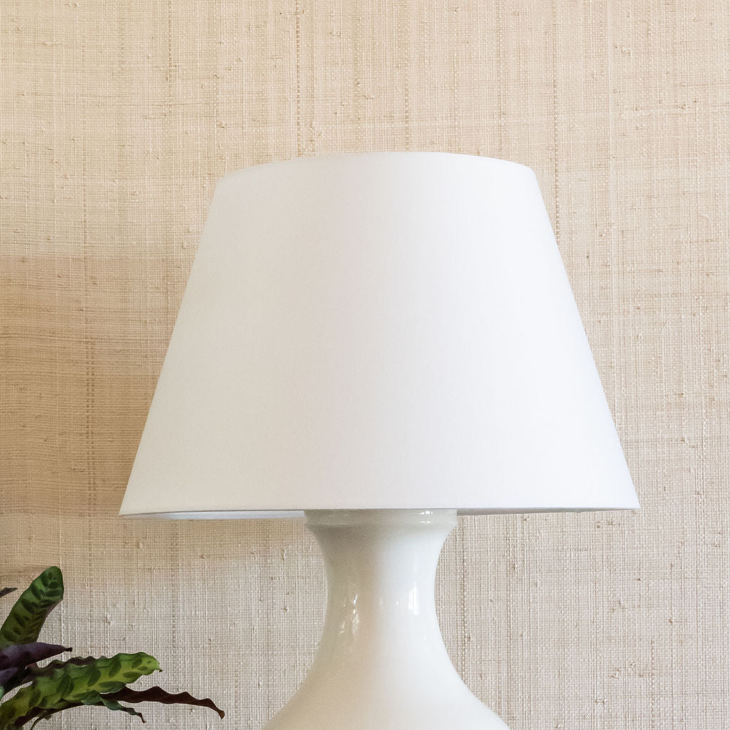 Belgian Linen Lampshade | Newport Lamp And Shade | Located in Newport, RI