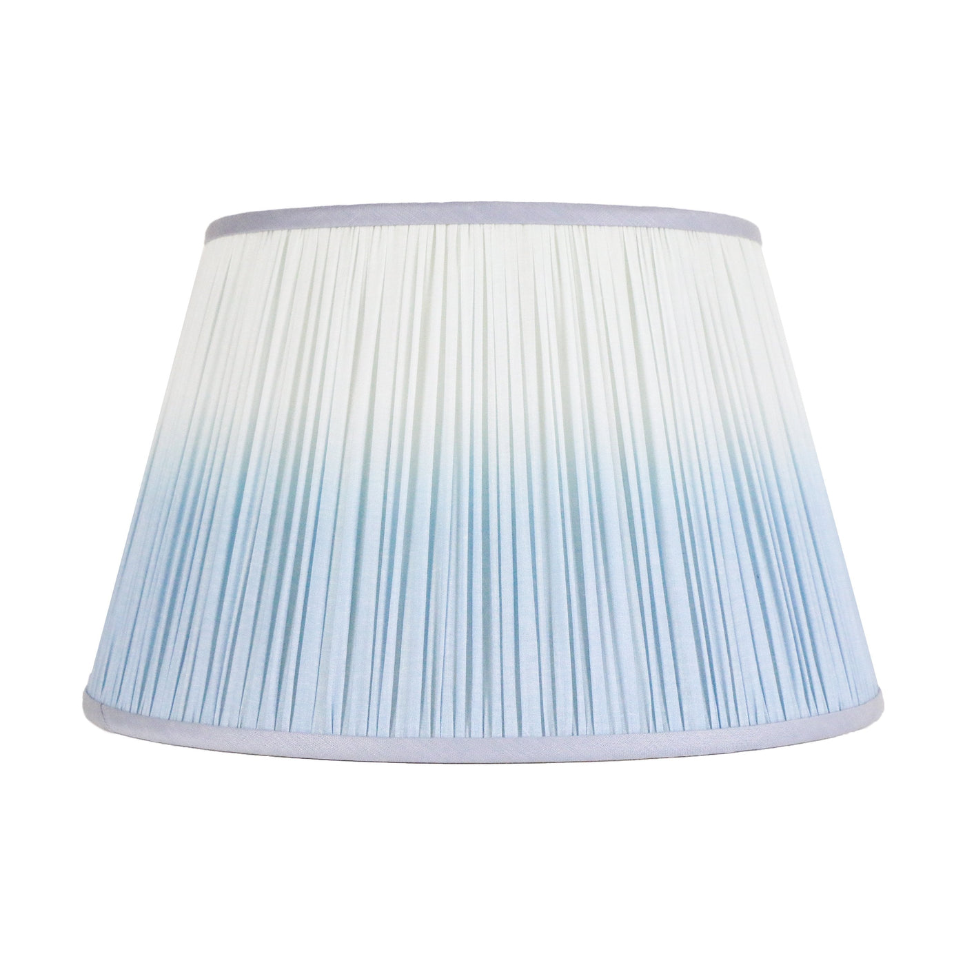 Shirred Ombre Lampshade - Blue  | Newport Lamp And Shade | Located in Newport, RI