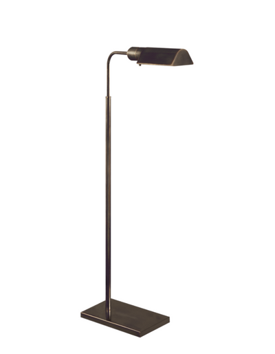 Pharmacy Style Floor Lamp with Tented Metal Shade  | Newport Lamp And Shade | Located in Newport, RI