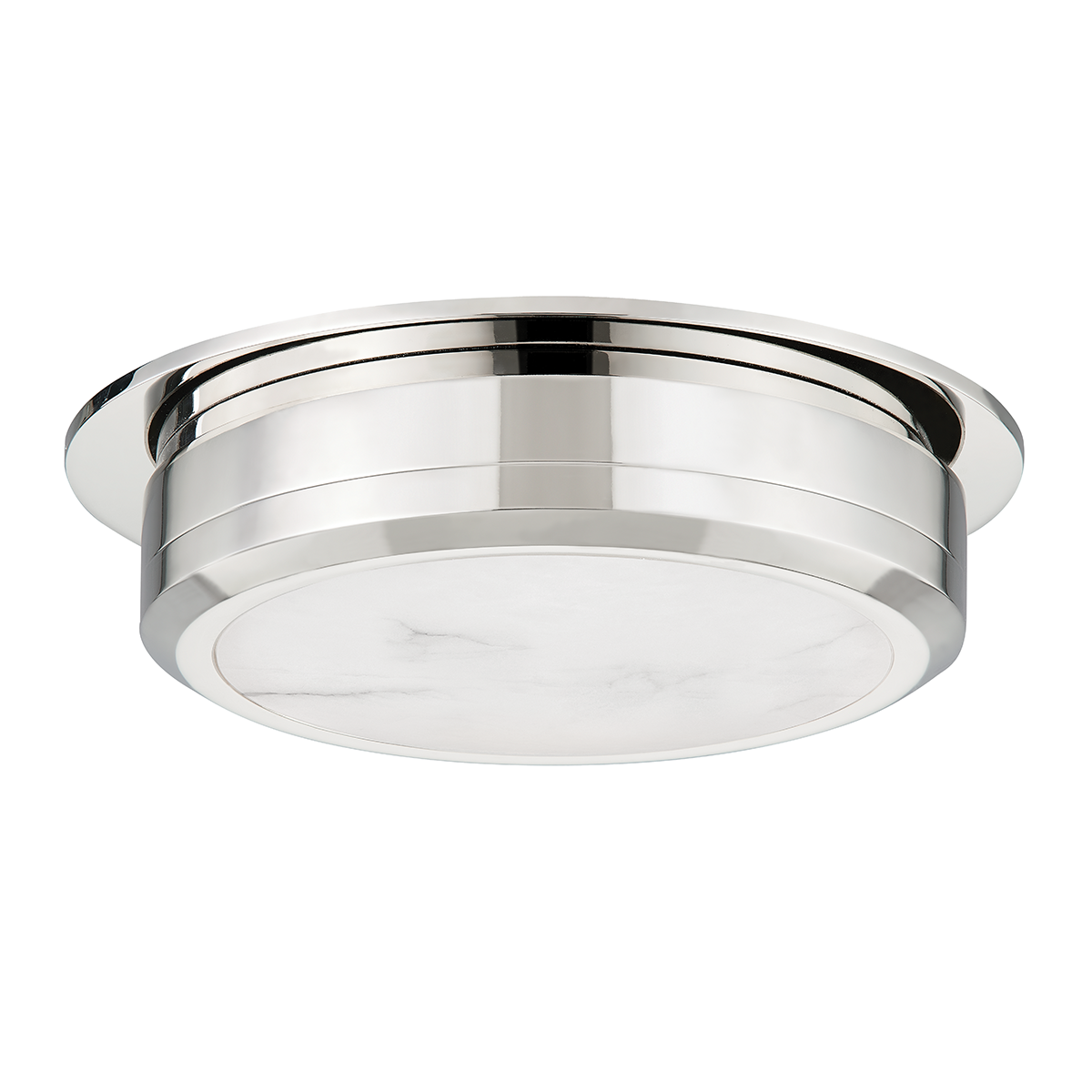 Hudson Valley Greenport Flush Mount 8014-PN | Newport Lamp And Shade | Located in Newport, RI