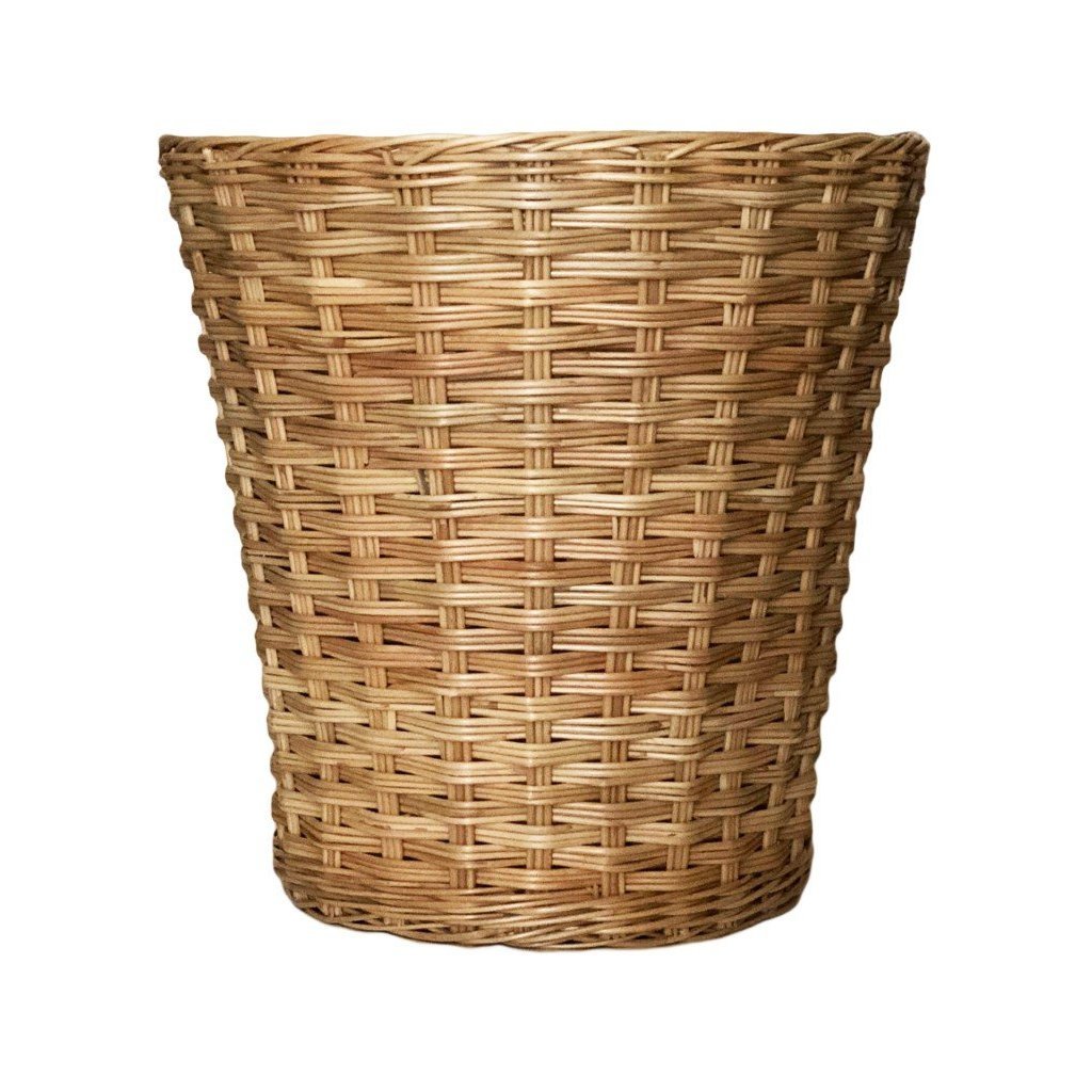 Wicker Basket  | Newport Lamp And Shade | Located in Newport, RI