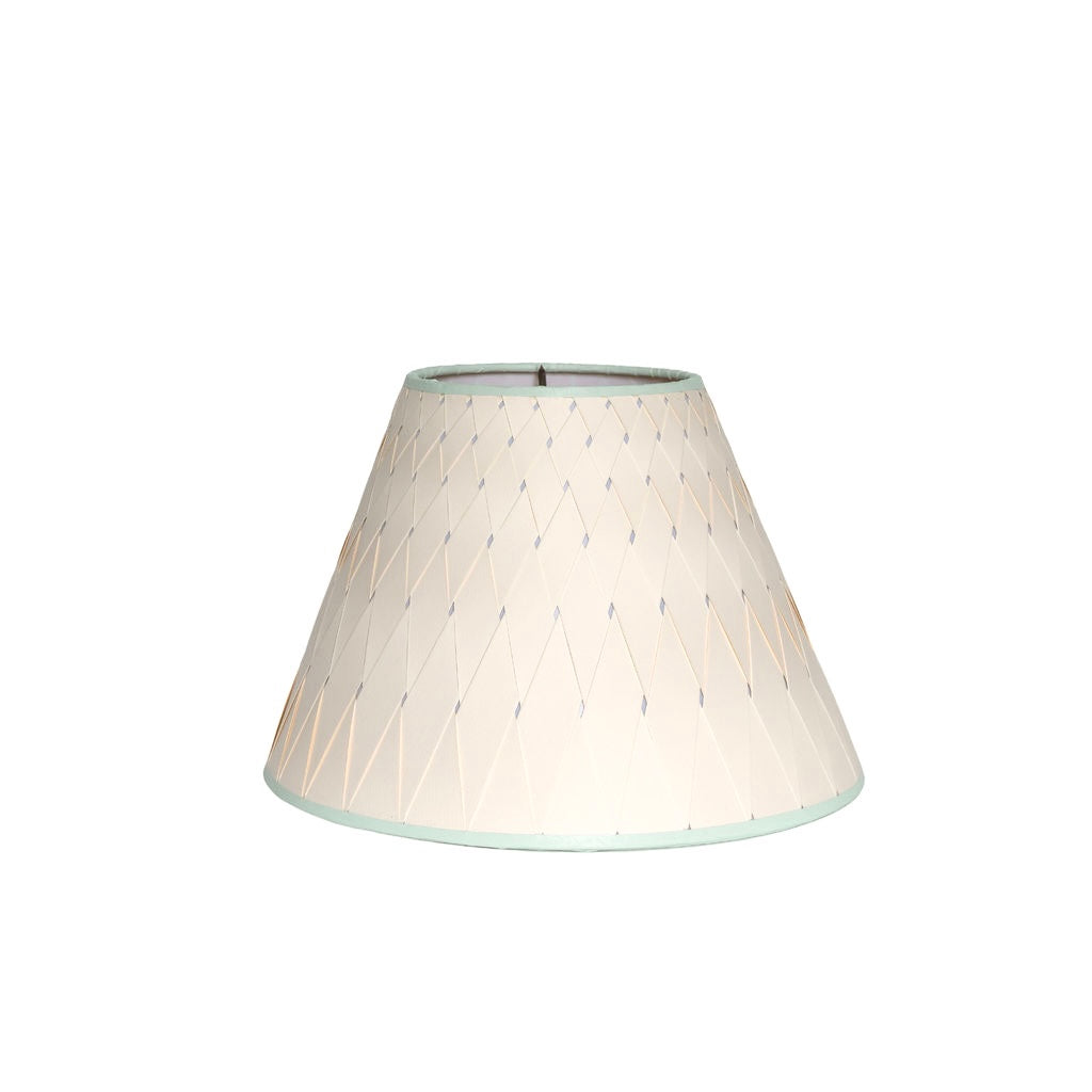 Woven Paper Lampshades with Colorful Trim | Newport Lamp And Shade | Located in Newport, RI